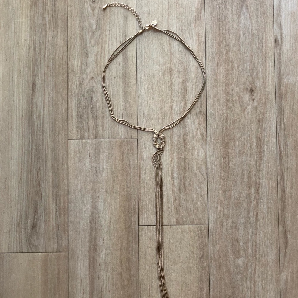 CC Gold Knot Necklace